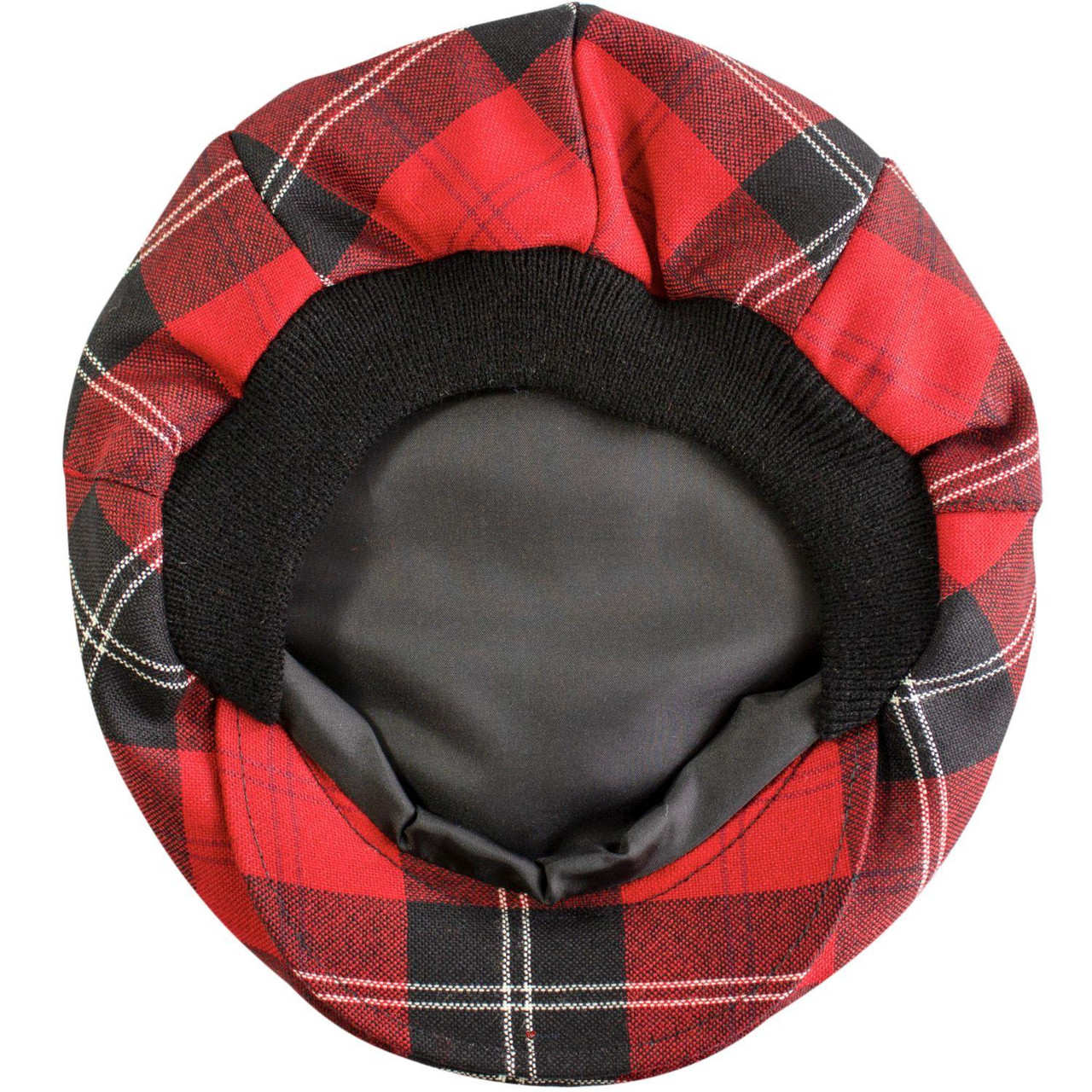 Mens Tartan Flat Cap Ramsay Modern Tartan Plaid Design Mens and Womens One size Elasticated Band Comfort Fit Scottish Made