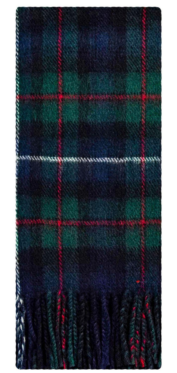 Lambswool Scarf & Flat Cap Matching Gift Set Robertson Hunting Modern Tartan Plaid One Size
