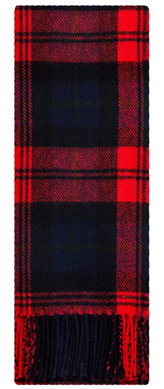 Lambswool Scarf & Flat Cap Matching Gift Set MacLachlan Modern Tartan Plaid One Size