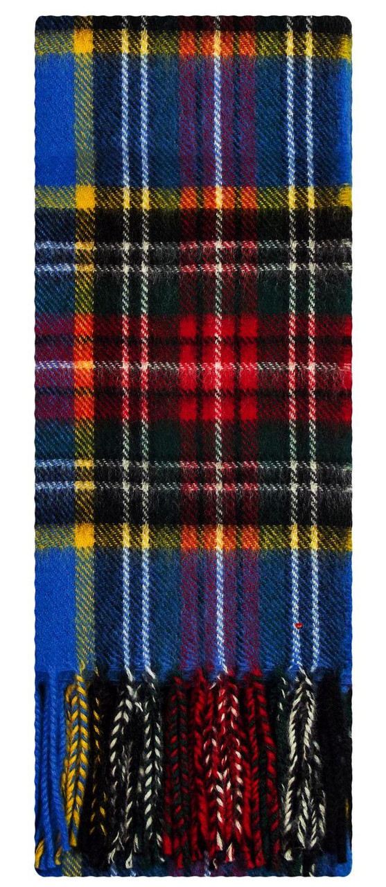 Lambswool Scarf & Flat Cap Matching Gift Set MacBeth Modern Tartan Plaid One Size