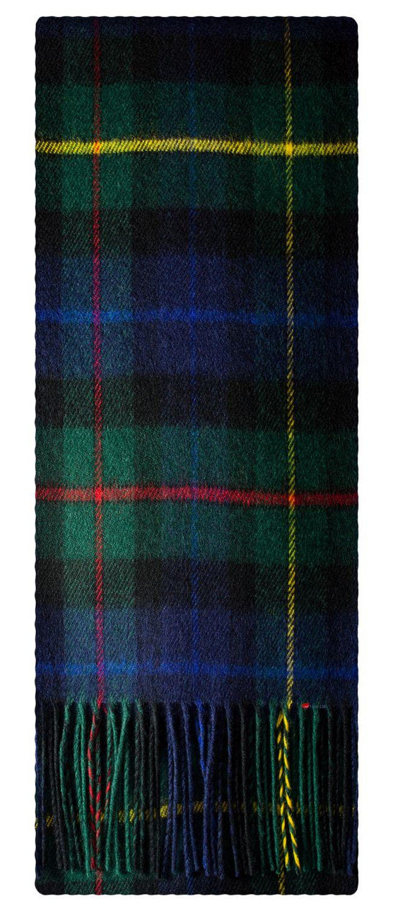 Lambswool Scarf & Flat Cap Matching Gift Set Smith Modern Tartan Plaid One Size