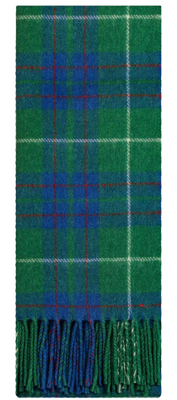 Lambswool Scarf & Flat Cap Matching Gift Set MacIntyre Hunting Ancient Tartan Plaid One Size