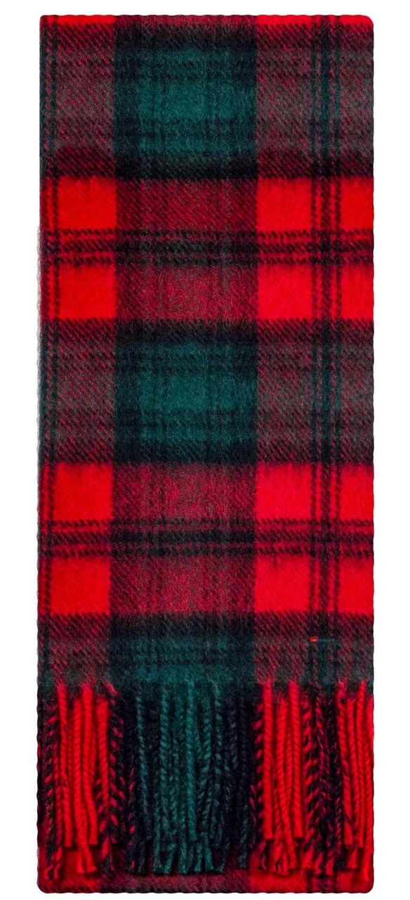 Lambswool Scarf & Flat Cap Matching Gift Set Kerr Modern Tartan Plaid One Size