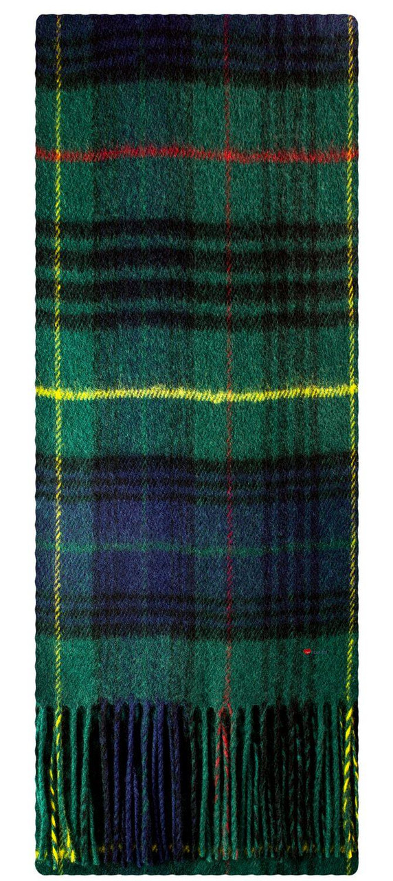 Lambswool Scarf & Flat Cap Matching Gift Set Stewart Hunting Modern Tartan Plaid One Size