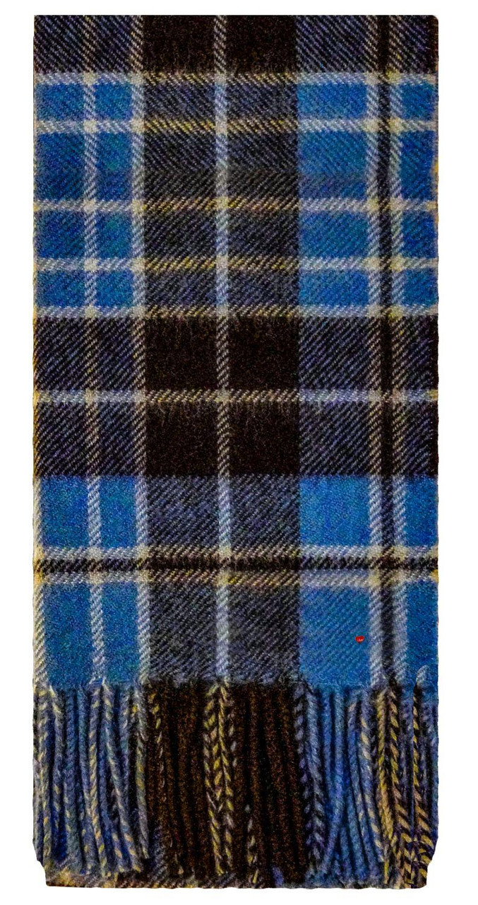 Lambswool Scarf & Flat Cap Matching Gift Set Clergy Ancient Tartan Plaid One Size