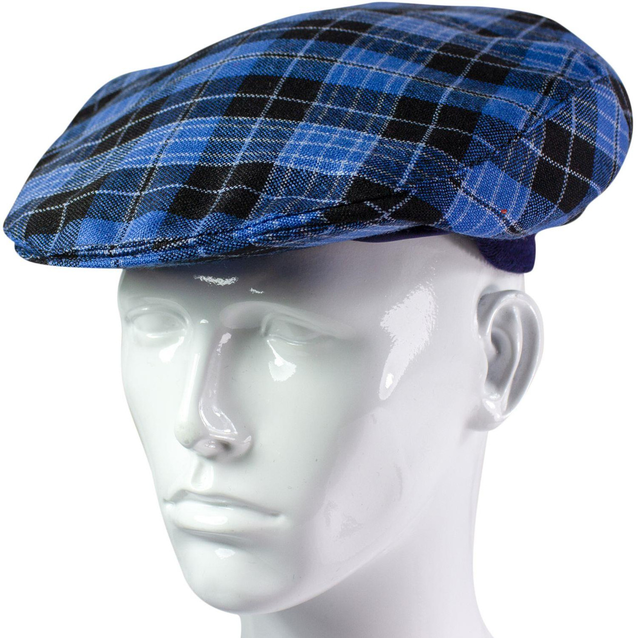 Lambswool Scarf & Flat Cap Matching Gift Set Clergy Ancient Tartan Plaid One Size