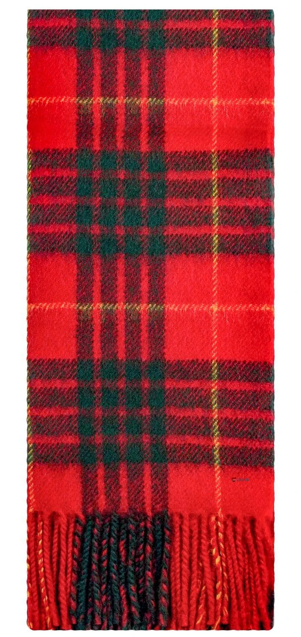 Lambswool Scarf & Flat Cap Matching Gift Set Cameron Modern Tartan Plaid One Size