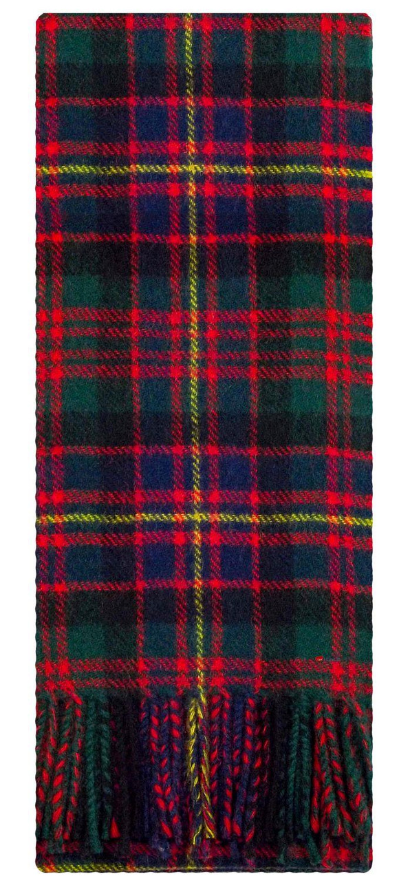 Lambswool Scarf & Flat Cap Matching Gift Set Cameron of Erracht Modern Tartan Plaid One Size