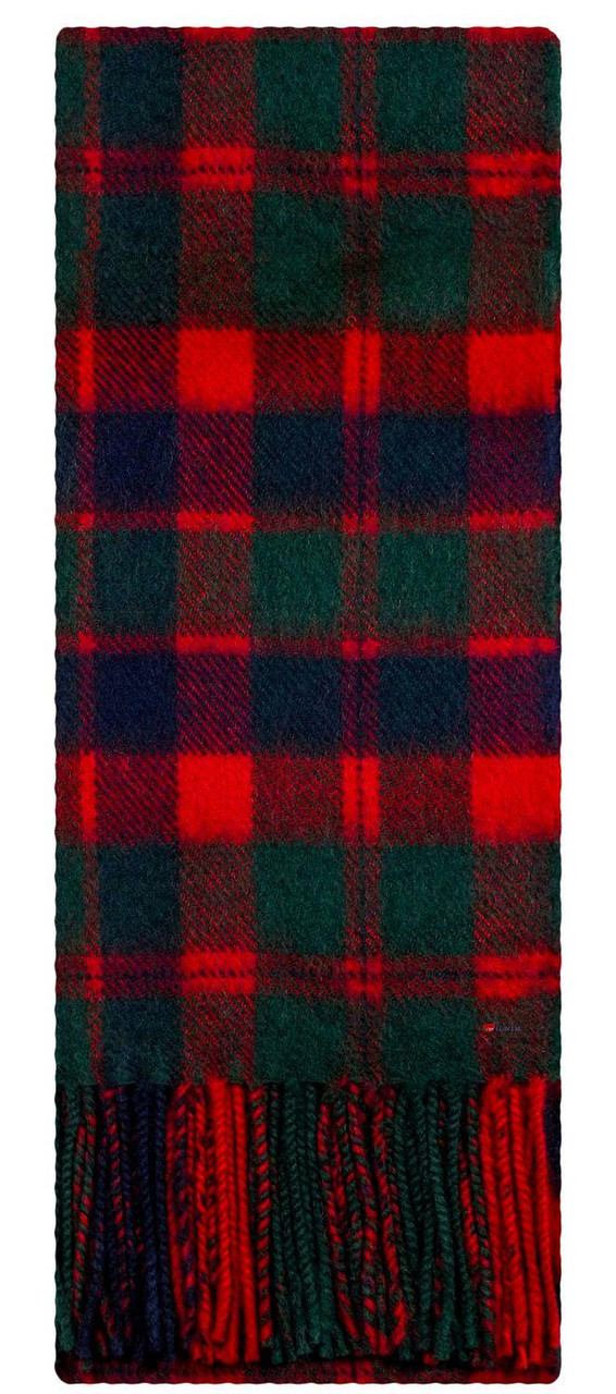Lambswool Scarf & Flat Cap Matching Gift Set Glasgow City Tartan Plaid One Size