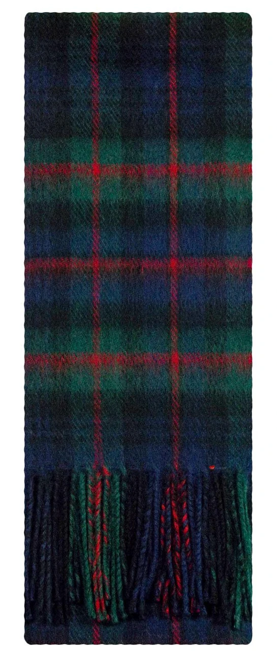 Lambswool Scarf & Flat Cap Matching Gift Set Murray Of Atholl Modern Tartan Plaid One Size