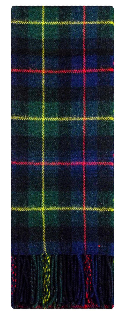 Lambswool Scarf & Flat Cap Matching Gift Set Farquharson Modern Tartan Plaid One Size