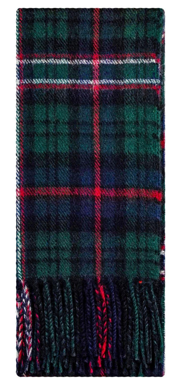 Lambswool Scarf & Flat Cap Matching Gift Set Scottish National Tartan Plaid One Size