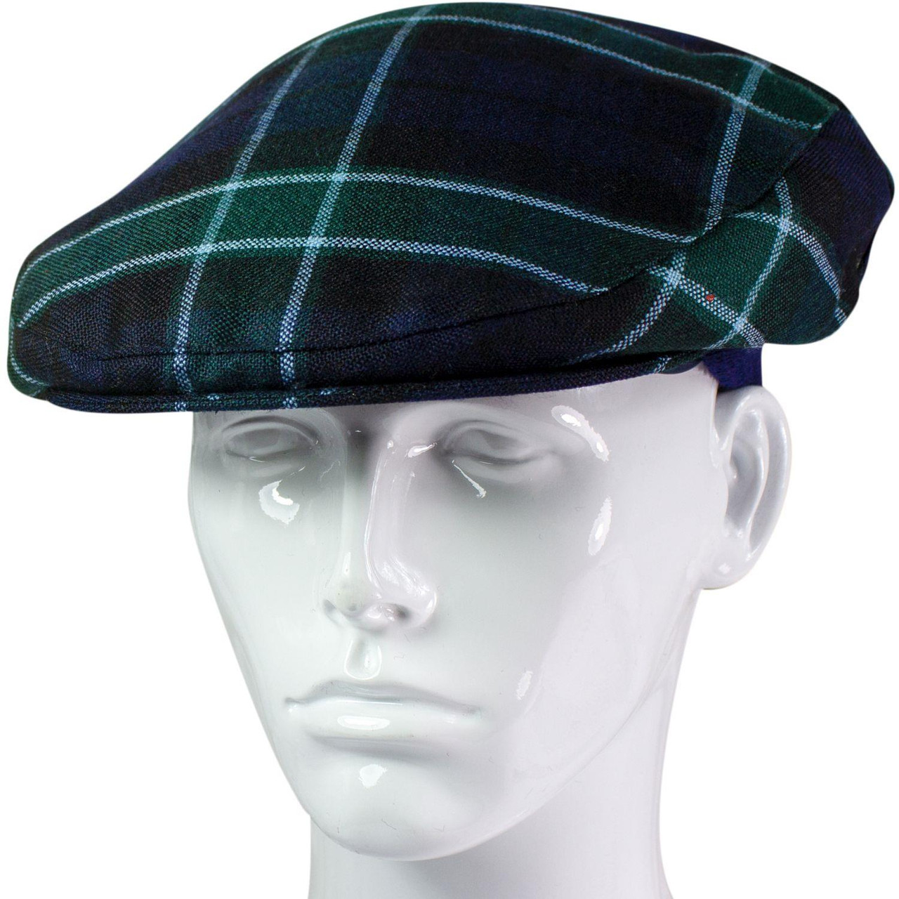 Lambswool Scarf & Flat Cap Matching Gift Set Graham Of Menteith Modern Tartan Plaid One Size