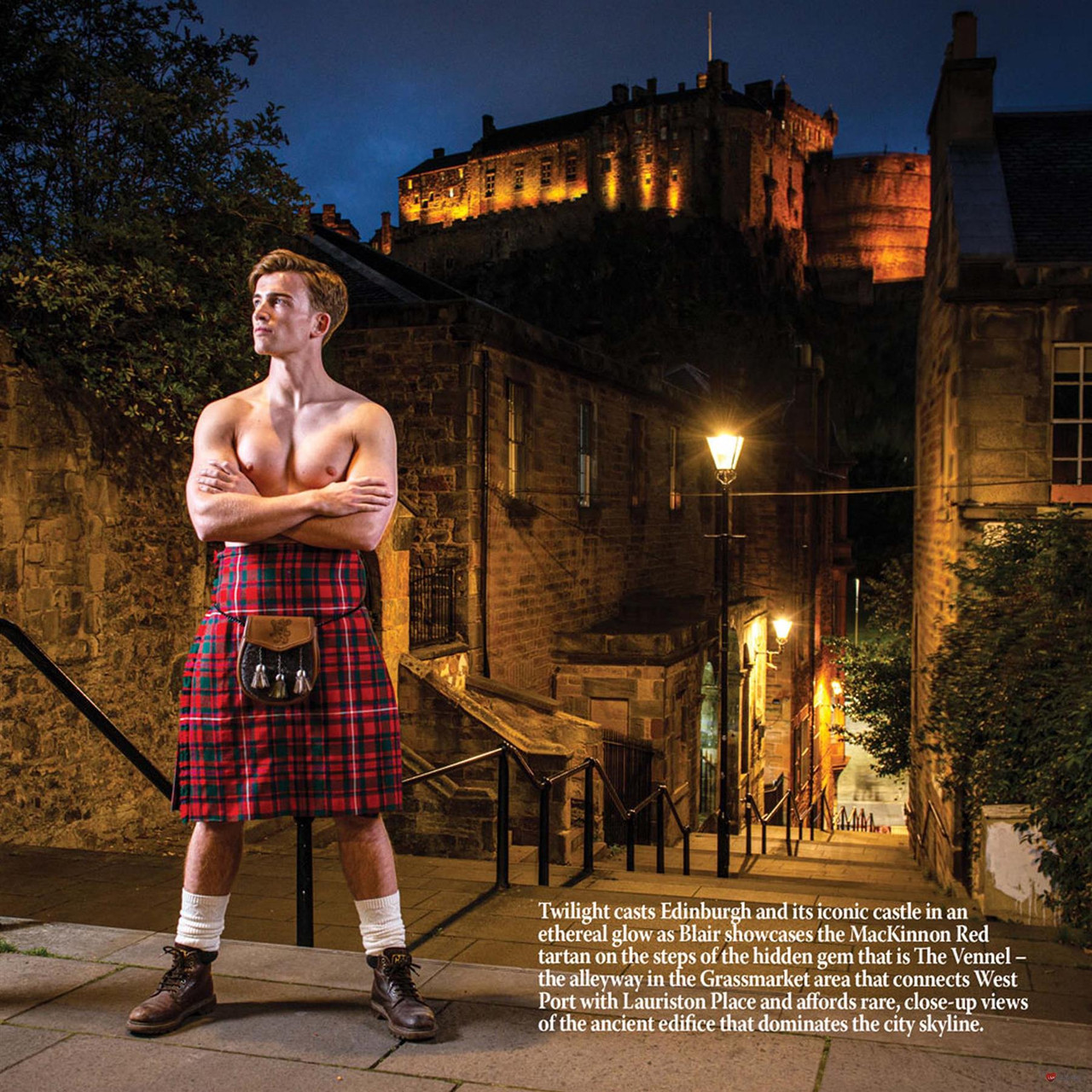 2025 We Love Kilts Wall Calendar Small Compact