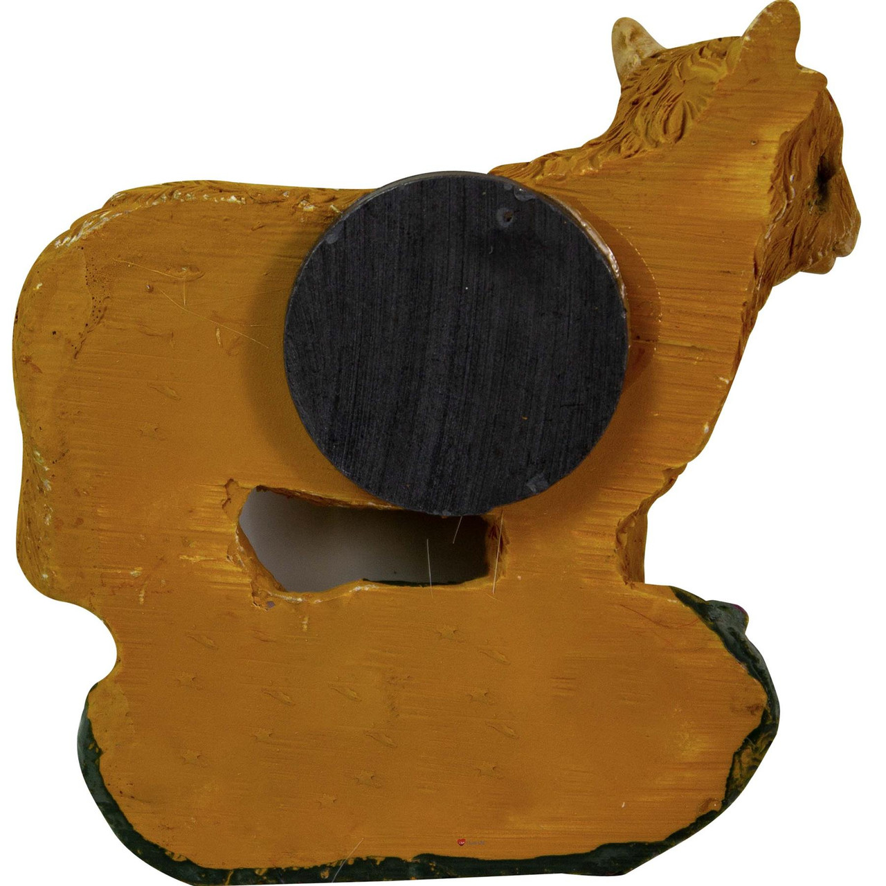 Resin Scottish Fridge Magnet 3D Highland Cow Design with Scotland Banner