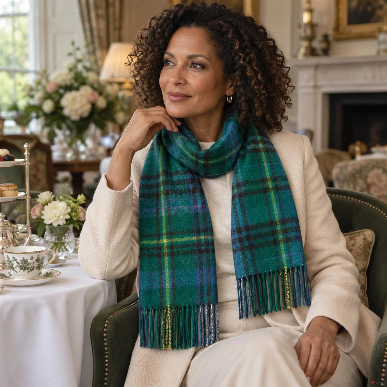 Cashmere Clan Scarf Johnstone Ancient