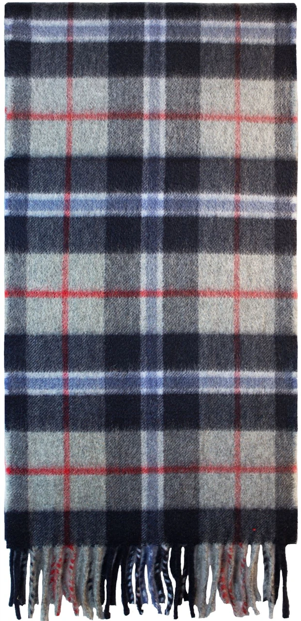 Scottish Soft Cashmere Scarf Douglas Navy Tartan