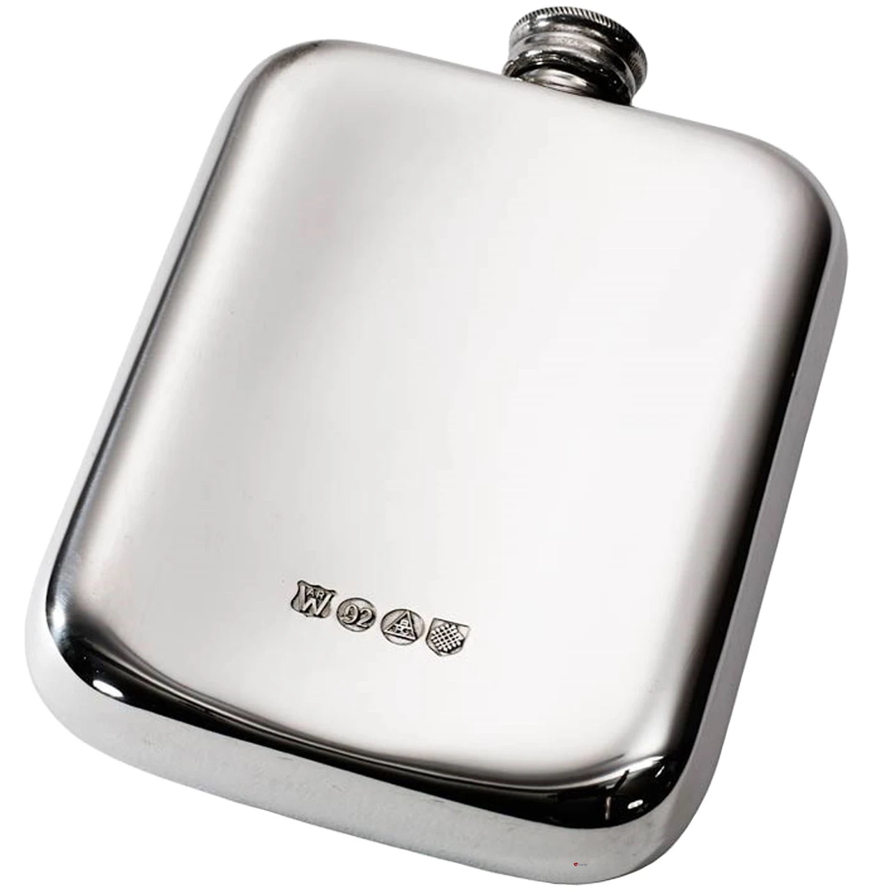 Borthwick Scottish Clan Crest Name Pewter Hip Flask 6oz