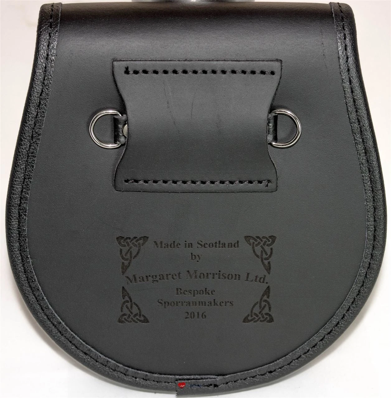 Wardlaw Leather Day Sporran Scottish Clan Crest