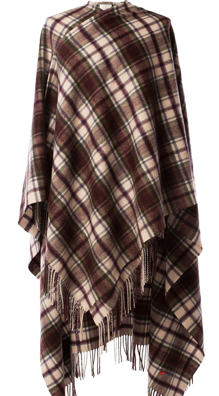 Ladies Serape Cape 100% Lambswool MacDuff Dress Tartan