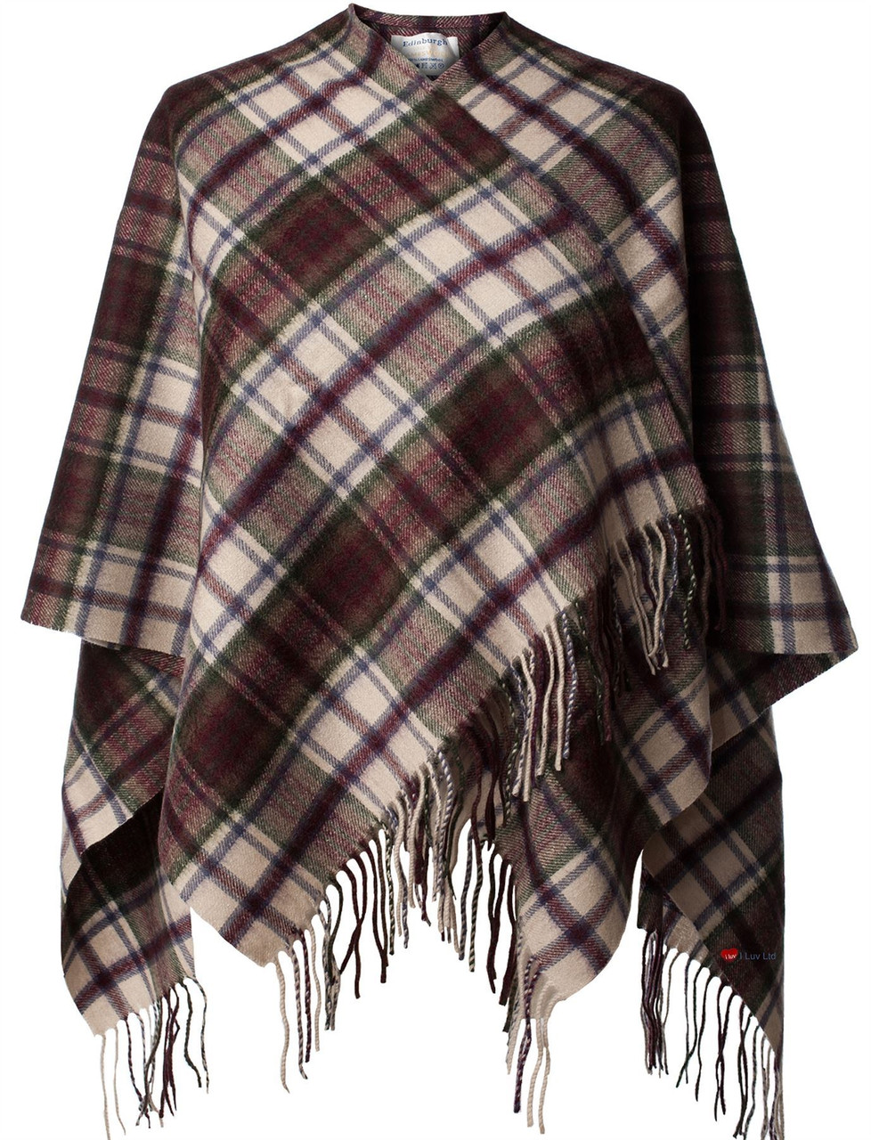 Ladies Mini Lambswool Cape in MacDuff Dress Tartan