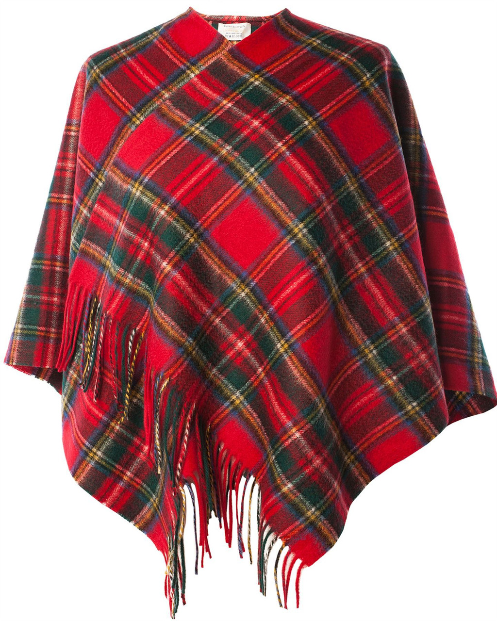 Ladies Mini Lambswool Cape in Royal Stewart Tartan