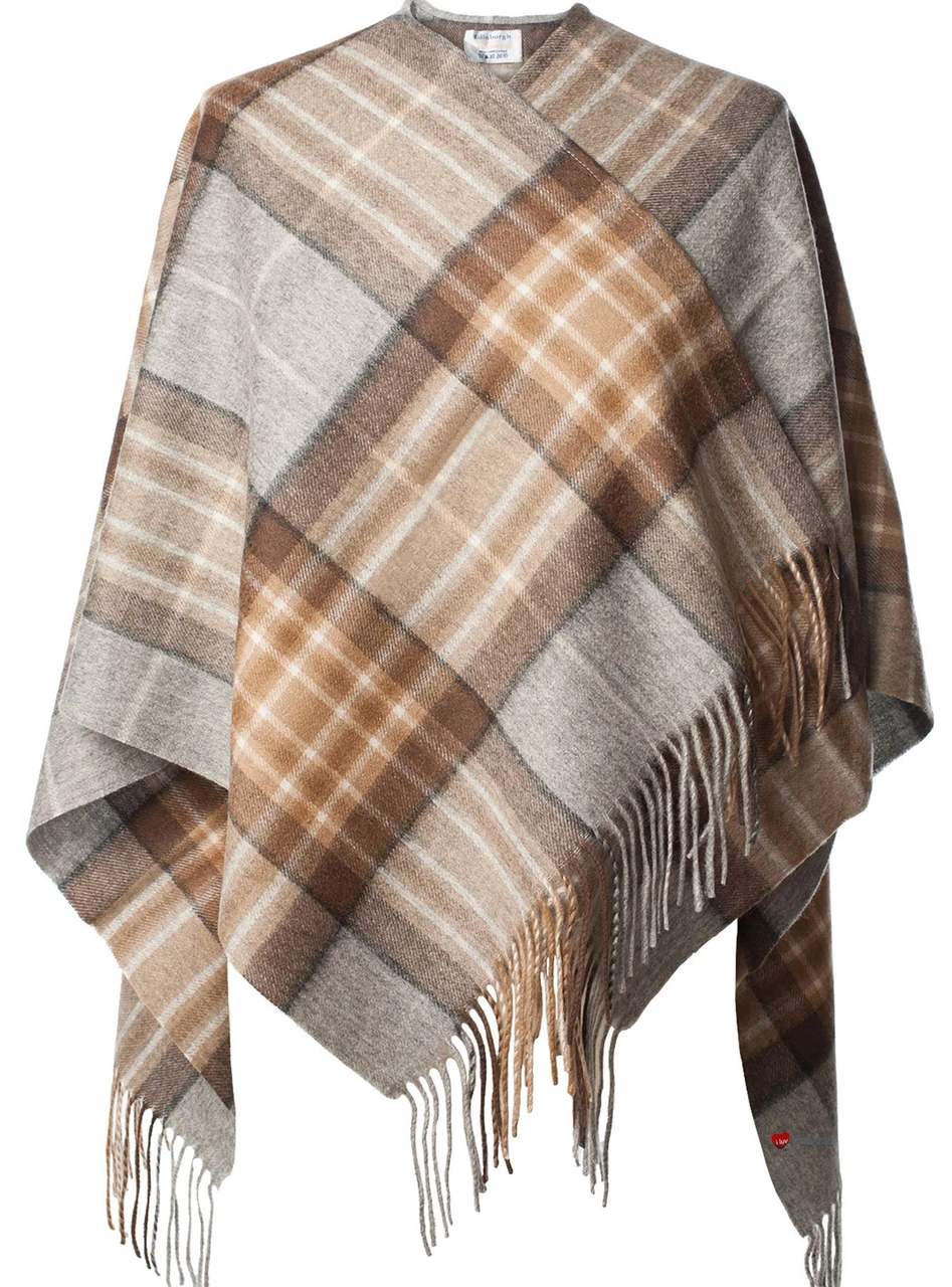 Ladies Mini Lambswool Cape in MacKellar Tartan
