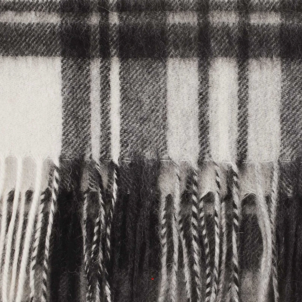 100% Lambswool Scarf Stewart Grey Dress Scottish Gift Winter Scotland