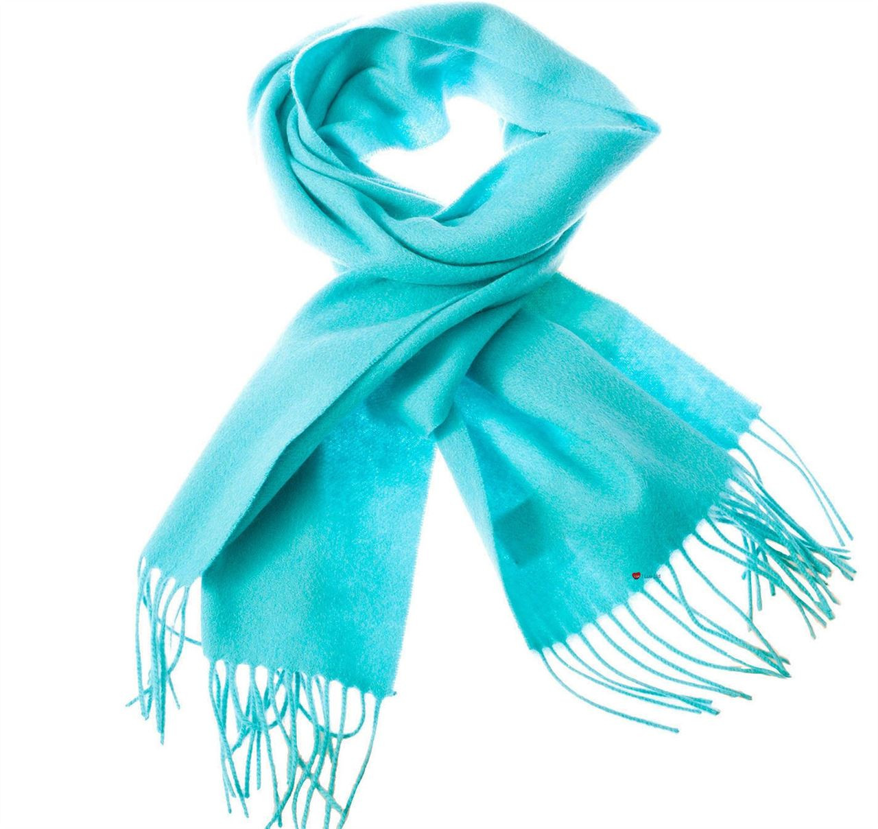 Unisex Lambswool Scarf in Blue Oasis Tartan Design 30cm Wide