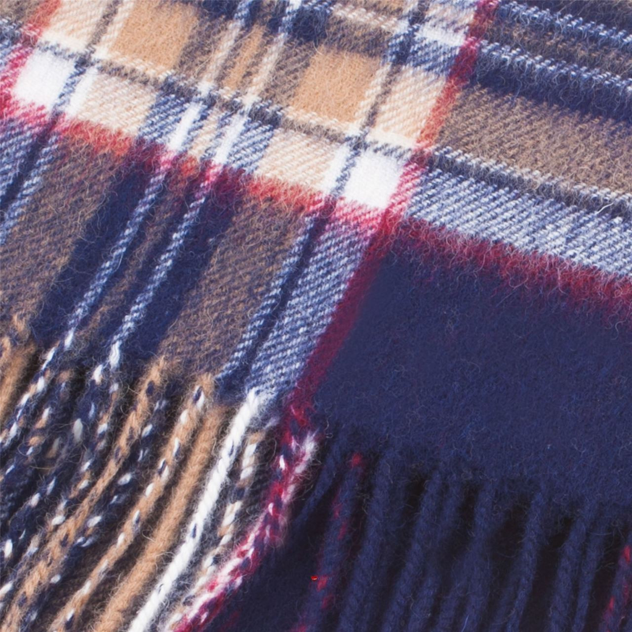 Scarf 100% Lambswool Edinburgh Brand 1436 in Stewart Navy
