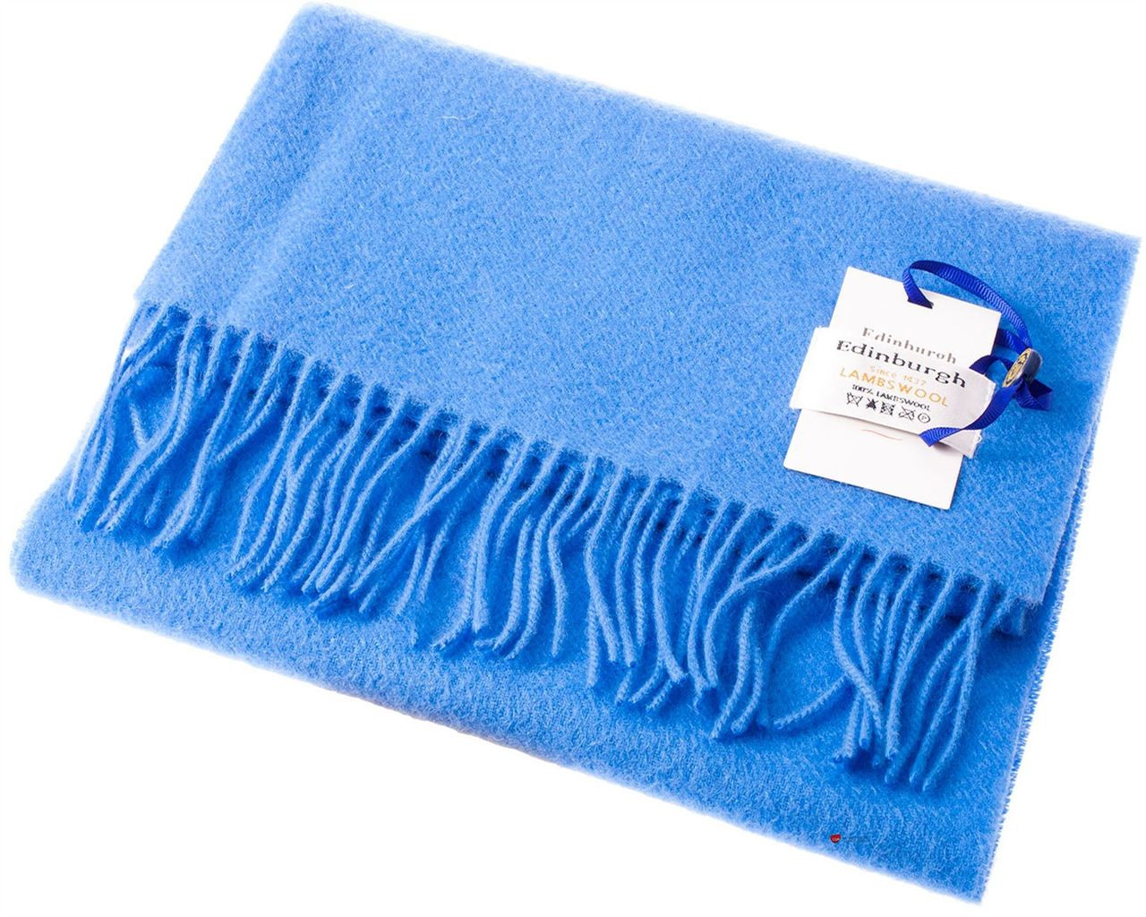Unisex Lambswool Scarf In Isfahan Tartan Design 30cm Wide