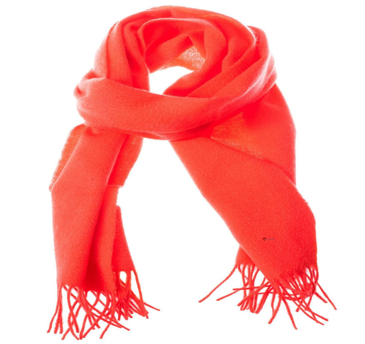 Unisex Lambswool Scarf In Geranium Tartan Design 30cm Wide