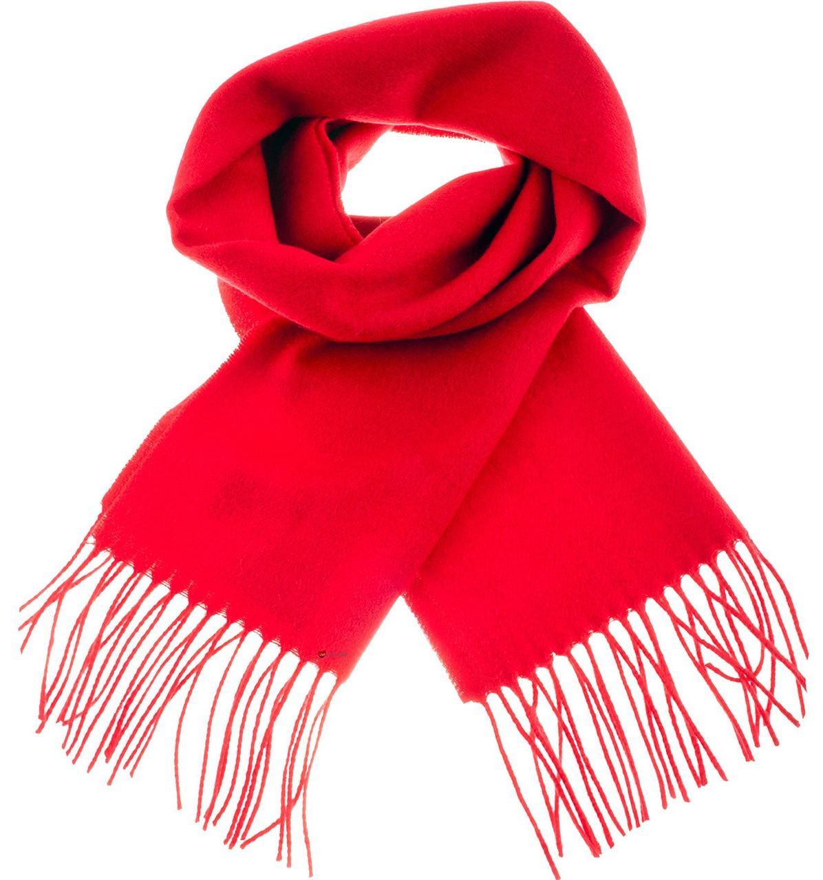 Scarf 100% Lambswool Edinburgh Brand 1436 in Plain Red