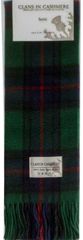 Luxury 100% Cashmere Scottish Clan Scarf Shaw Modern