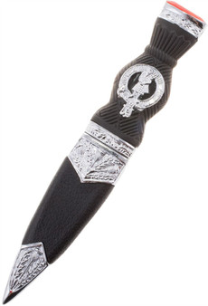 Sgian Dubh Gents Piper Crest Traditional Design
