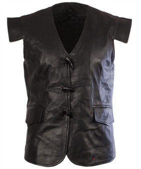 Leather Scottish Waistcoat In In Jacobean Style Size X-Large