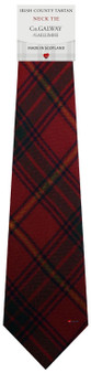 Mens Irish Wool Neck Tie in Ireland County Galway Tartan