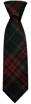 Mens Irish Wool Neck Tie in Ireland County Caven Tartan