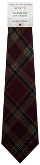 Mens Tie & Scarf Gift Set Irish County Tyrone Tartan Plaid