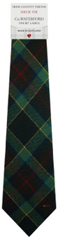 Mens Tie & Scarf Gift Set Irish County Waterford Tartan Plaid