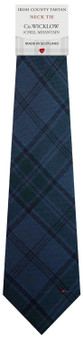 Mens Tie & Scarf Gift Set Irish County Wicklow Tartan Plaid