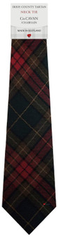 Mens Tie & Scarf Gift Set Irish County Caven Tartan Plaid
