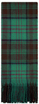 Irish Tartan Plaid Scarf County Dublin 100% Lambswool