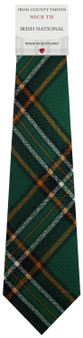 Mens Tie & Scarf Gift Set Irish Irish National Tartan Plaid