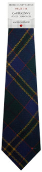 Mens Tie & Scarf Gift Set Irish County Kilkenny Tartan Plaid