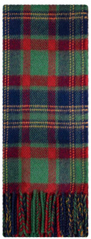 Irish Tartan Plaid Scarf County Cork 100% Lambswool