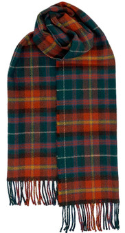 Irish Tartan Plaid Scarf County Meath 100% Lambswool