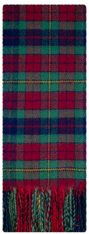 Irish Tartan Plaid Scarf County Clare 100% Lambswool