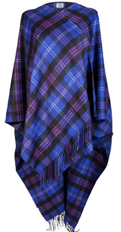 Ladies Luxurious Cashmere Cape in Heritage of Scotland Tartan