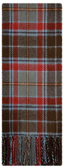 Irish Tartan Plaid Scarf County Leitrim 100% Lambswool